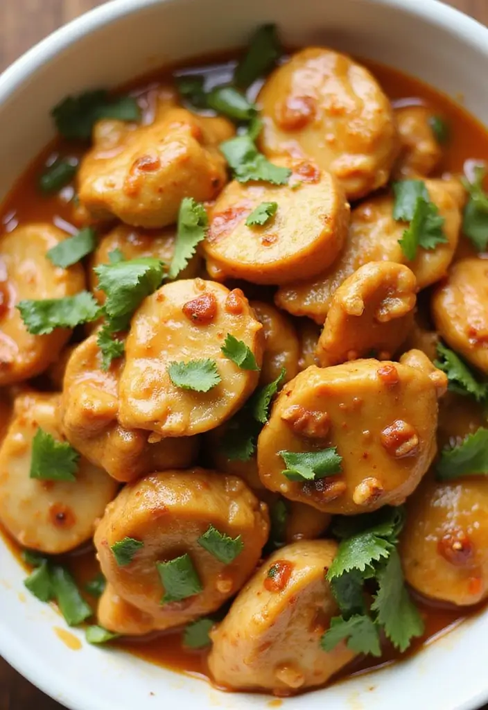 27 Healthy Chicken Stir Fry Recipes That Are Packed with Veggies 177 27 Healthy Chicken Stir Fry Recipes That Are Packed with Veggies - 26. Peanut Sauce Chicken Stir Fry