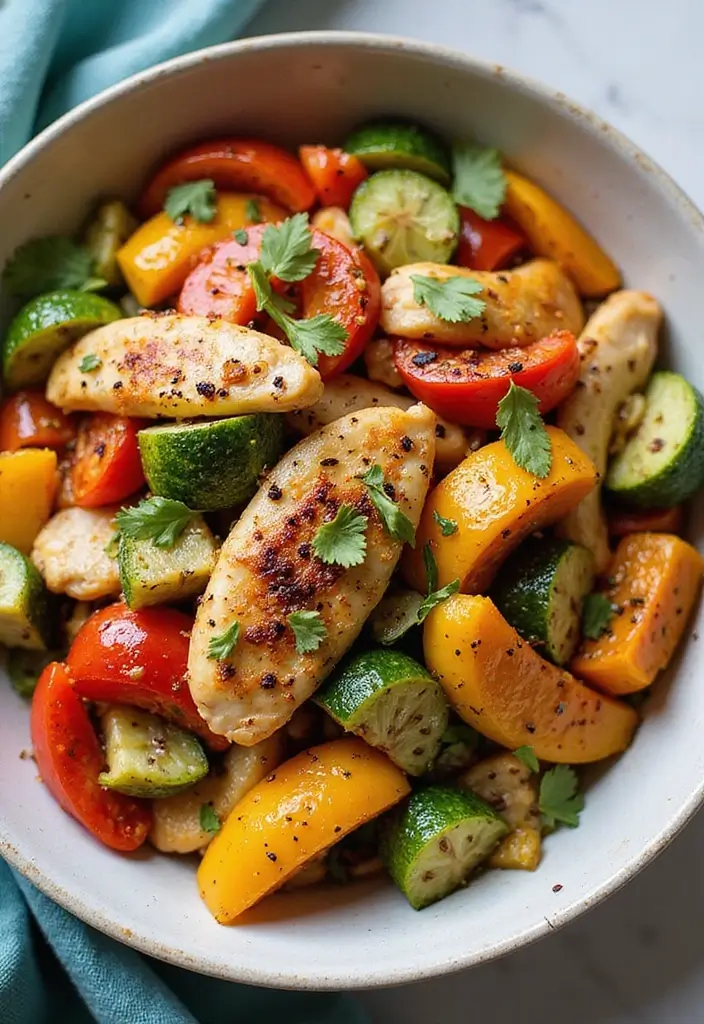 27 Healthy Chicken Stir Fry Recipes That Are Packed with Veggies 37 27 Healthy Chicken Stir Fry Recipes That Are Packed with Veggies - 6. Mediterranean Chicken Veggie Stir Fry