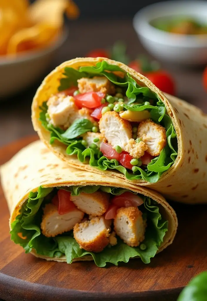 28 Leftover Rotisserie Chicken Meals That Are Quick and Delicious - 11. Chicken Caesar Wraps