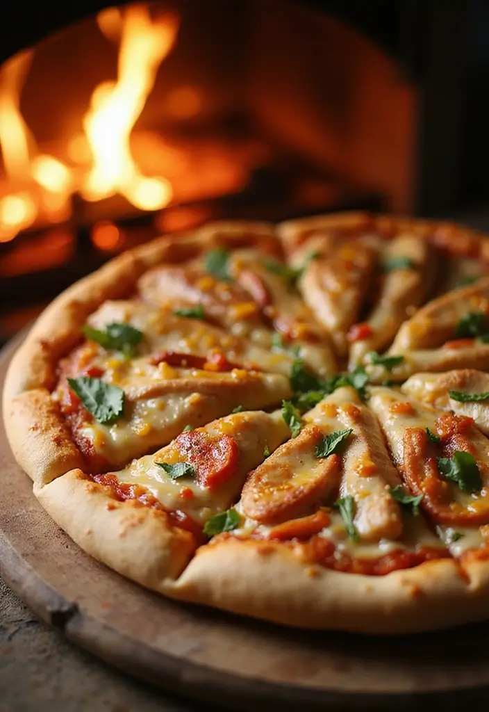 28 Leftover Rotisserie Chicken Meals That Are Quick and Delicious - 15. Chicken Pizza