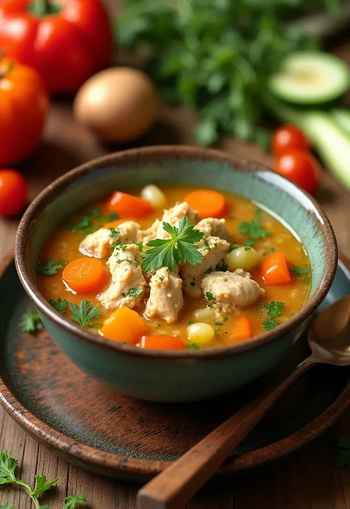 28 Leftover Rotisserie Chicken Meals That Are Quick and Delicious - 20. Chicken and Vegetable Soup