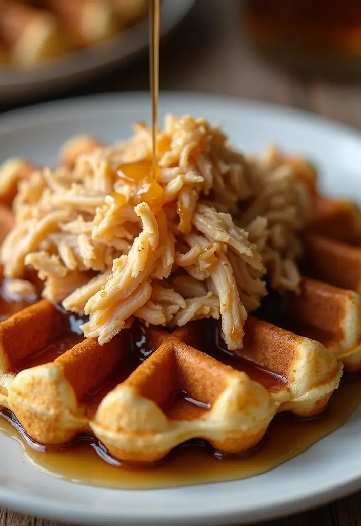28 Leftover Rotisserie Chicken Meals That Are Quick and Delicious - 27. Chicken & Waffles