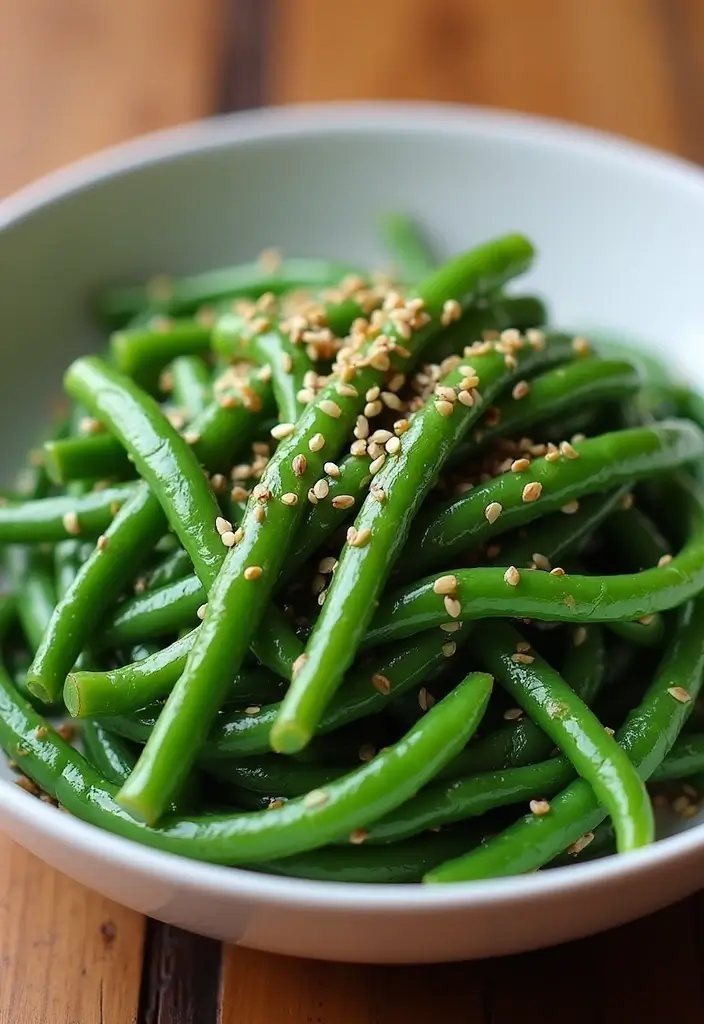 28 Sides for Rotisserie Chicken That Feel Homemade & Easy 72 28 Sides for Rotisserie Chicken That Feel Homemade & Easy - 11. Garlic Green Beans