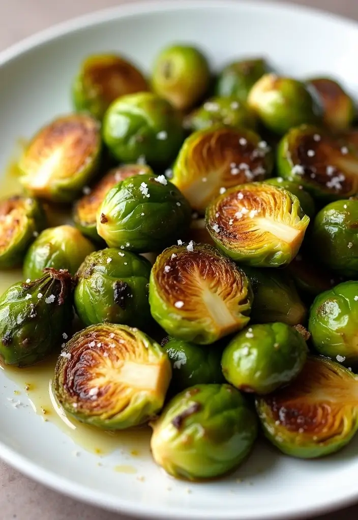 28 Sides for Rotisserie Chicken That Feel Homemade & Easy 9 28 Sides for Rotisserie Chicken That Feel Homemade & Easy - 2. Roasted Brussels Sprouts