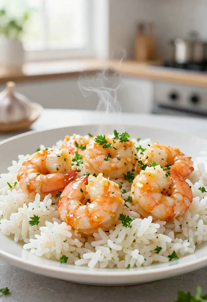 15 Cheap Recipes for Dinner: Budget-Friendly Comfort - 10. Garlic Butter Shrimp and Rice 1