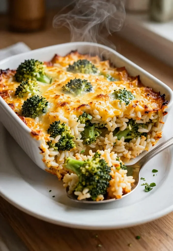 15 Cheap Recipes for Dinner: Budget-Friendly Comfort - 2. Cheesy Broccoli and Rice Casserole 1