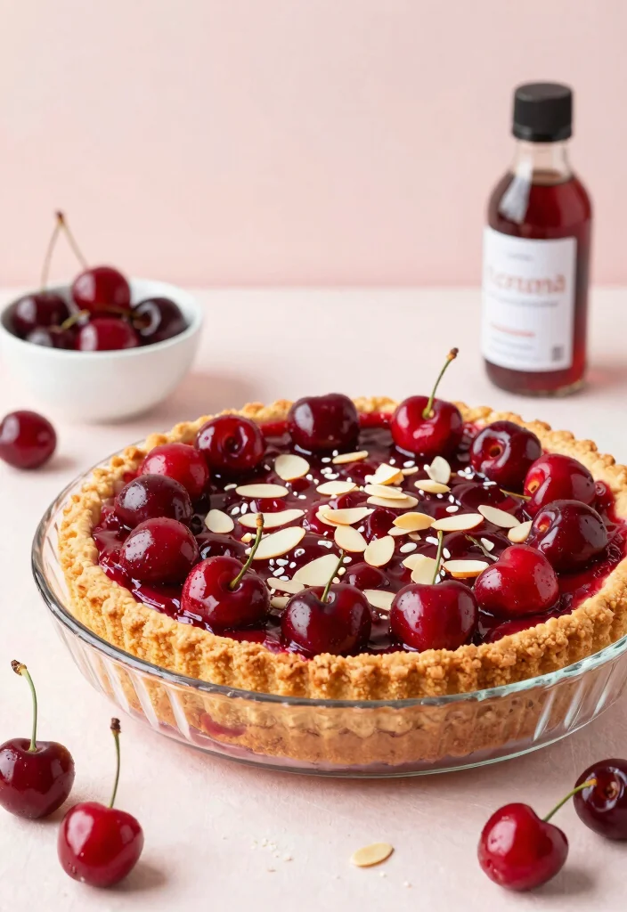 15 Cherry Dump Cake Recipes: Sweet No Fuss Desserts - 2. Cherry Almond Dump Cake 1