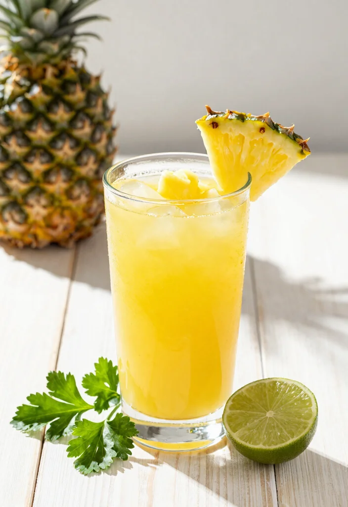15 Cold Pressed Juice Recipes Fresh Clean Boosts - 12. Pineapple & Parsley Detox Juice 1