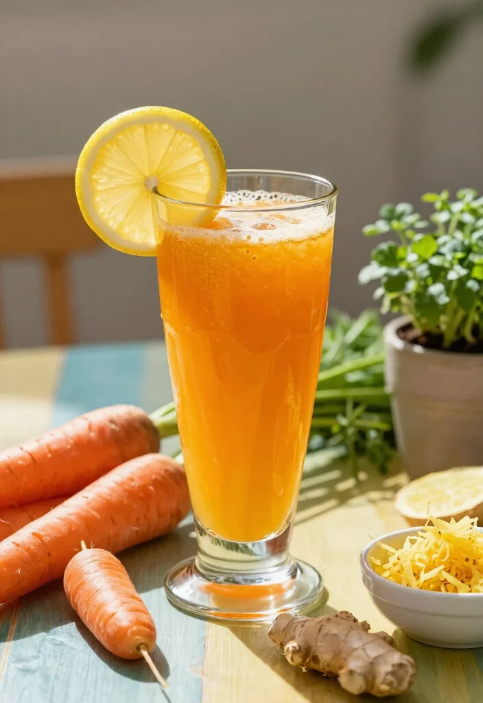 15 Cold Pressed Juice Recipes Fresh Clean Boosts - 2. Spicy Carrot & Ginger Juice 1