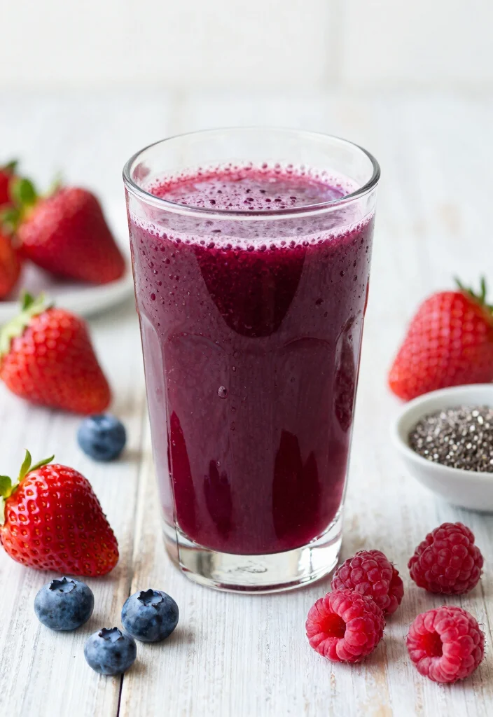 15 Cold Pressed Juice Recipes Fresh Clean Boosts - 4. Berry Bliss Juice 1