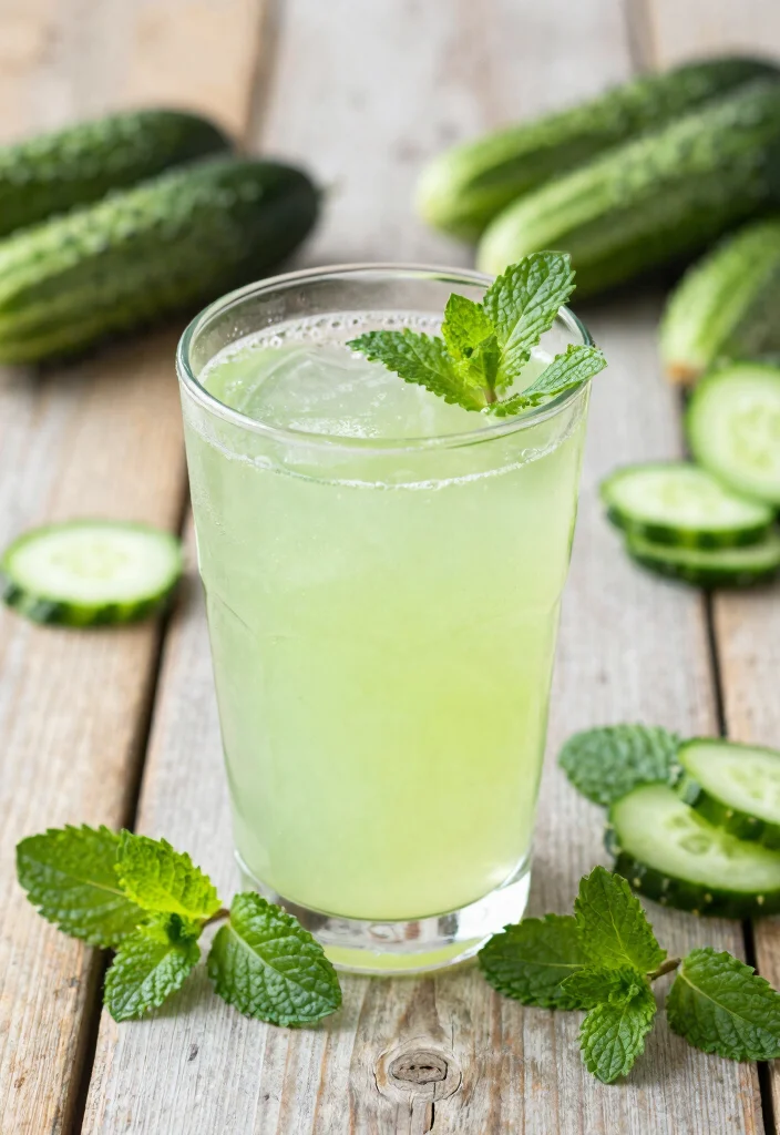 15 Cold Pressed Juice Recipes Fresh Clean Boosts - 8. Refreshing Cucumber Mint Juice 1