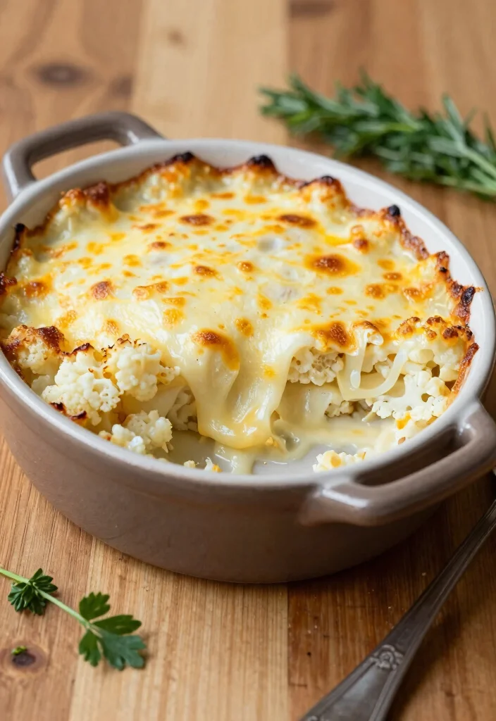 15 Cream Cheese Recipes Dinner: Rich Creamy Dishes to Savor 13 15 Cream Cheese Recipes Dinner: Rich Creamy Dishes to Savor - 12. Cream Cheese Cauliflower Bake 1