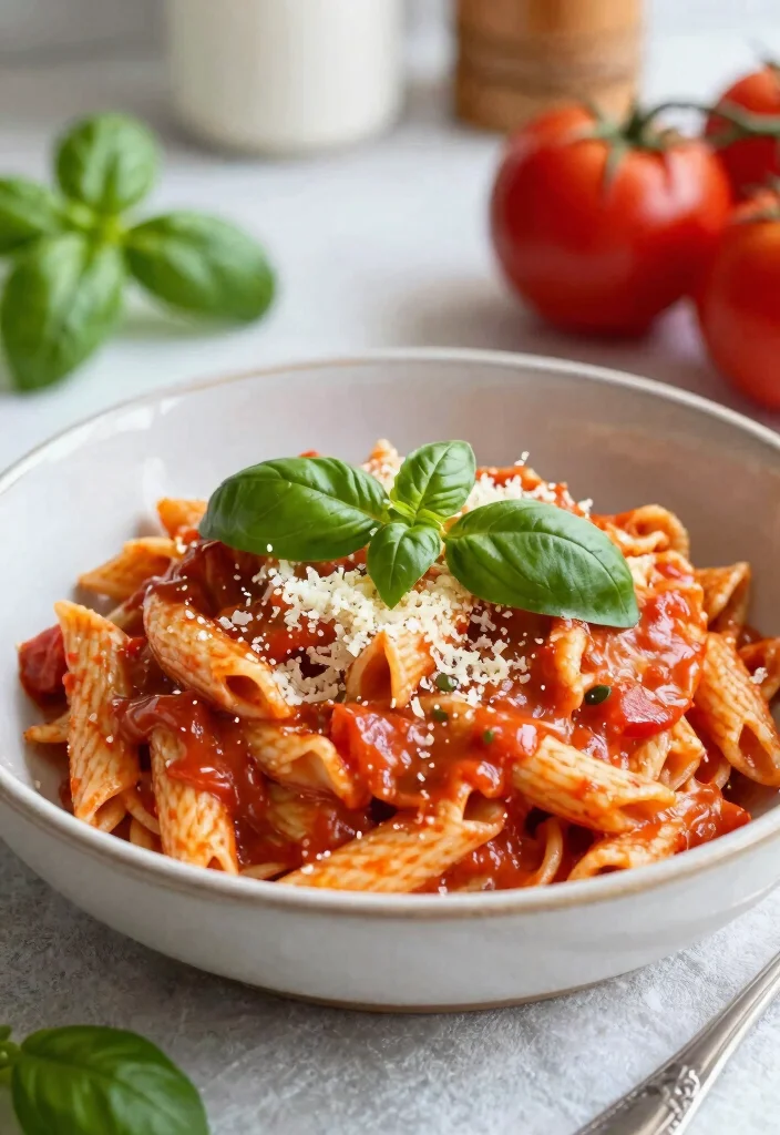 15 Cream Cheese Recipes Dinner: Rich Creamy Dishes to Savor 4 15 Cream Cheese Recipes Dinner: Rich Creamy Dishes to Savor - 3. Creamy Tomato Basil Pasta 1