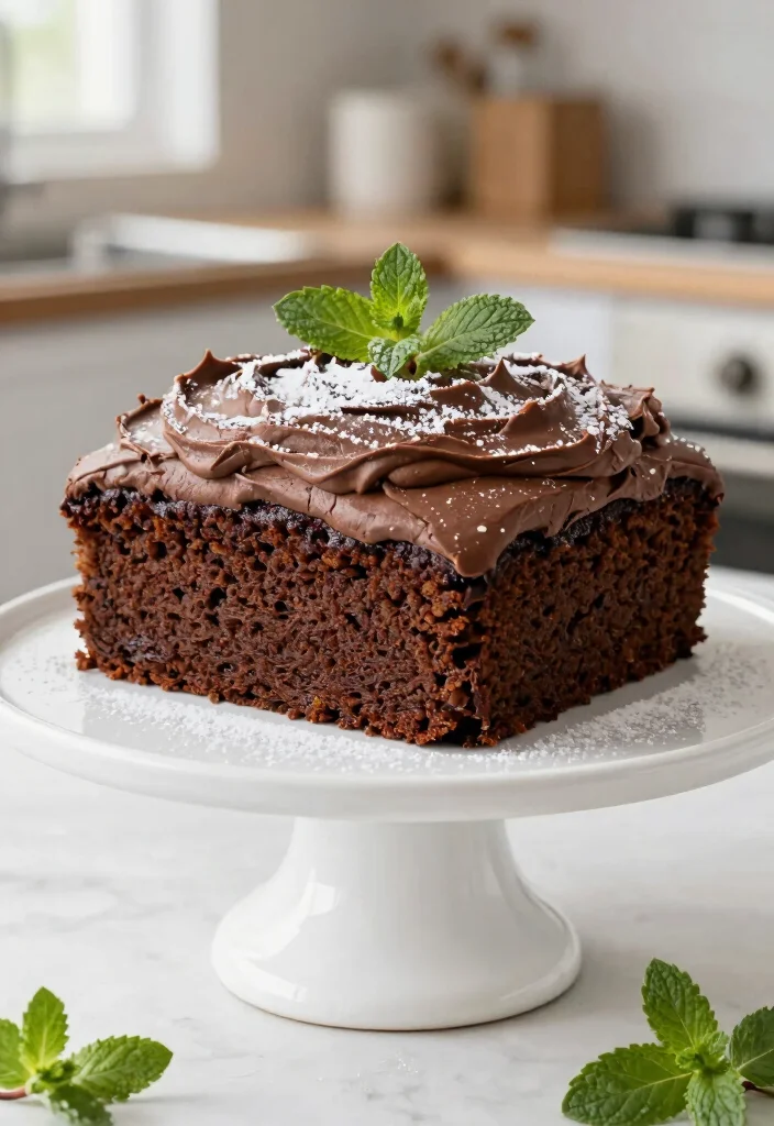 15 Decadent Box Chocolate Cake Recipes for Special Occasions - 14. Chocolate Zucchini Box Cake 1