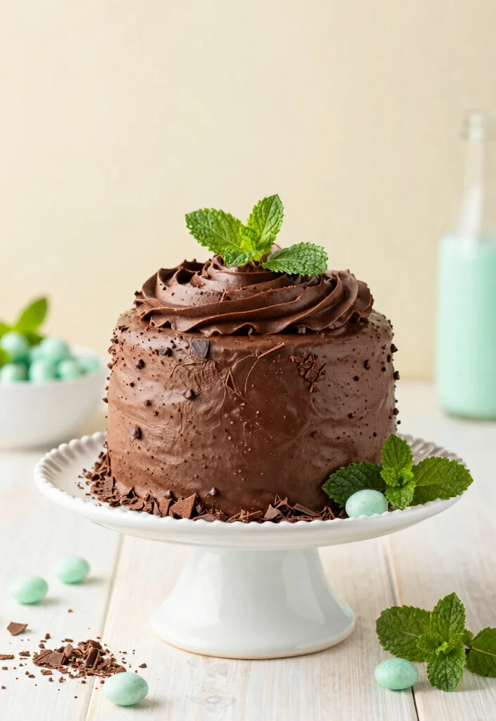 15 Decadent Box Chocolate Cake Recipes for Special Occasions - 5. Chocolate Mint Box Cake 1