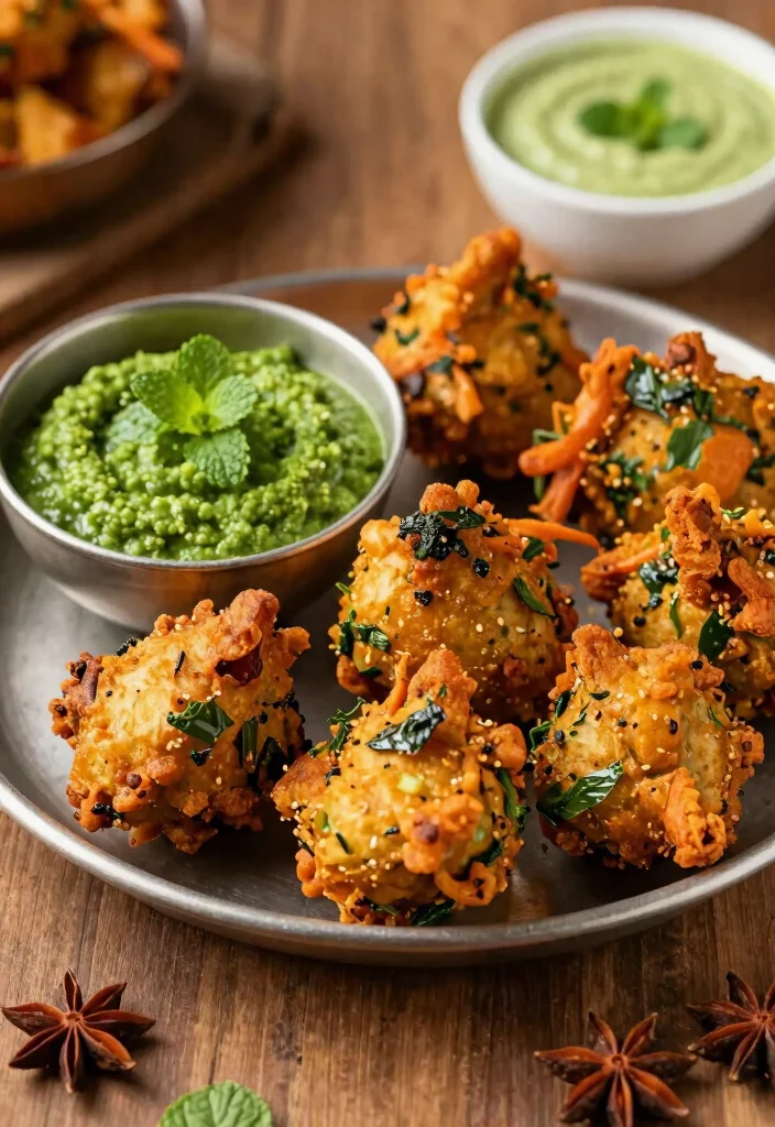 15 Dinner Recipes Vegetarian Indian Flavor Packed Meals - 11. Vegetable Pakoras 1