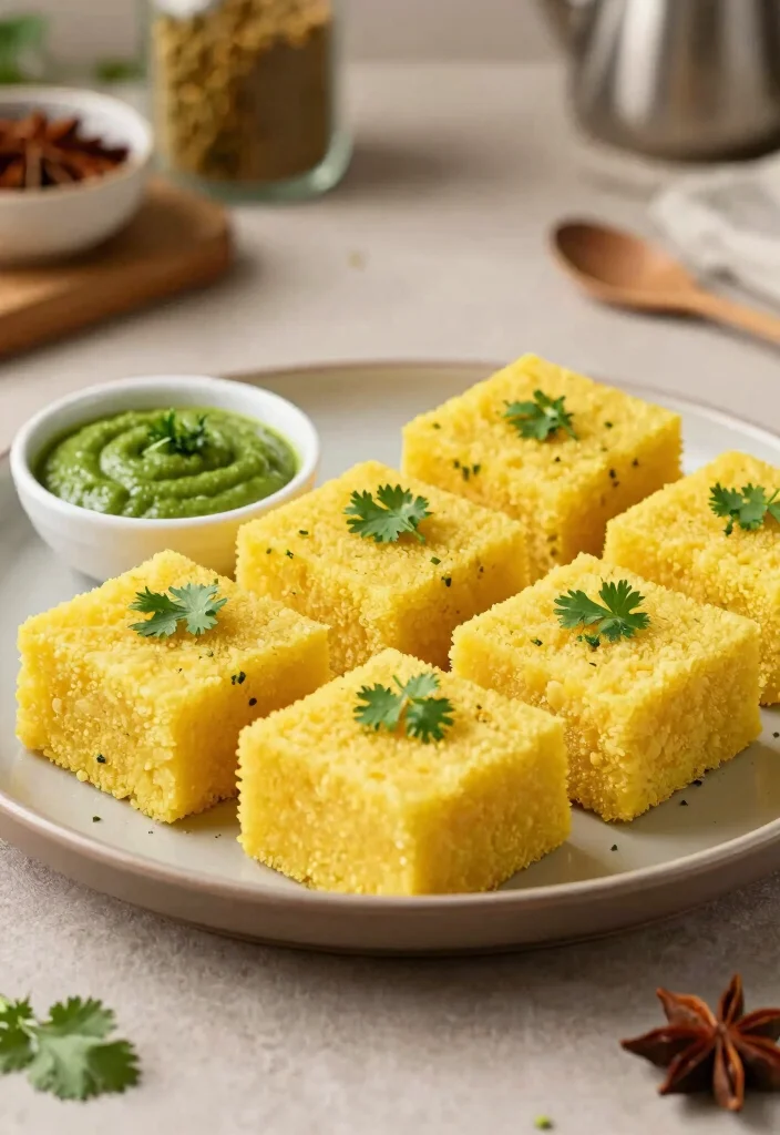 15 Dinner Recipes Vegetarian Indian Flavor Packed Meals - 12. Dhokla 1