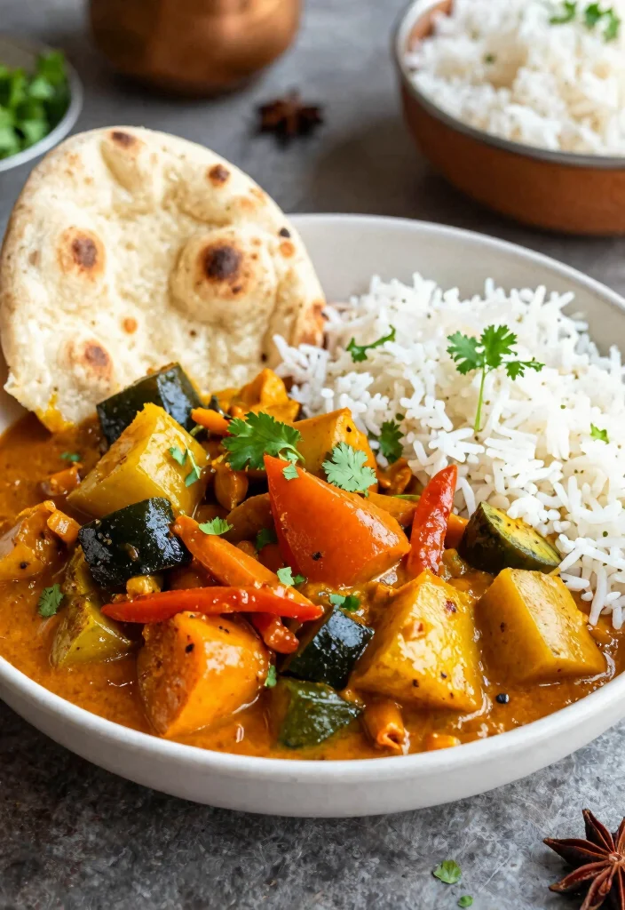 15 Dinner Recipes Vegetarian Indian Flavor Packed Meals - 8. Mixed Vegetable Curry 1
