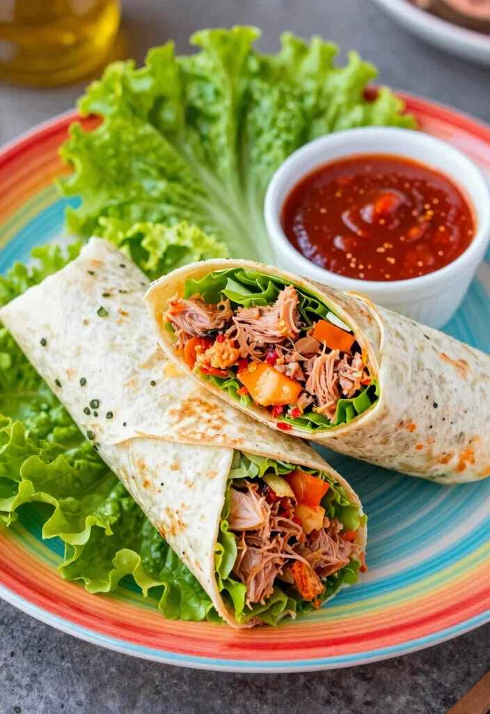 15 Dinner Recipes for One: Easy No Leftovers - 13. Spicy Tuna Wrap 1