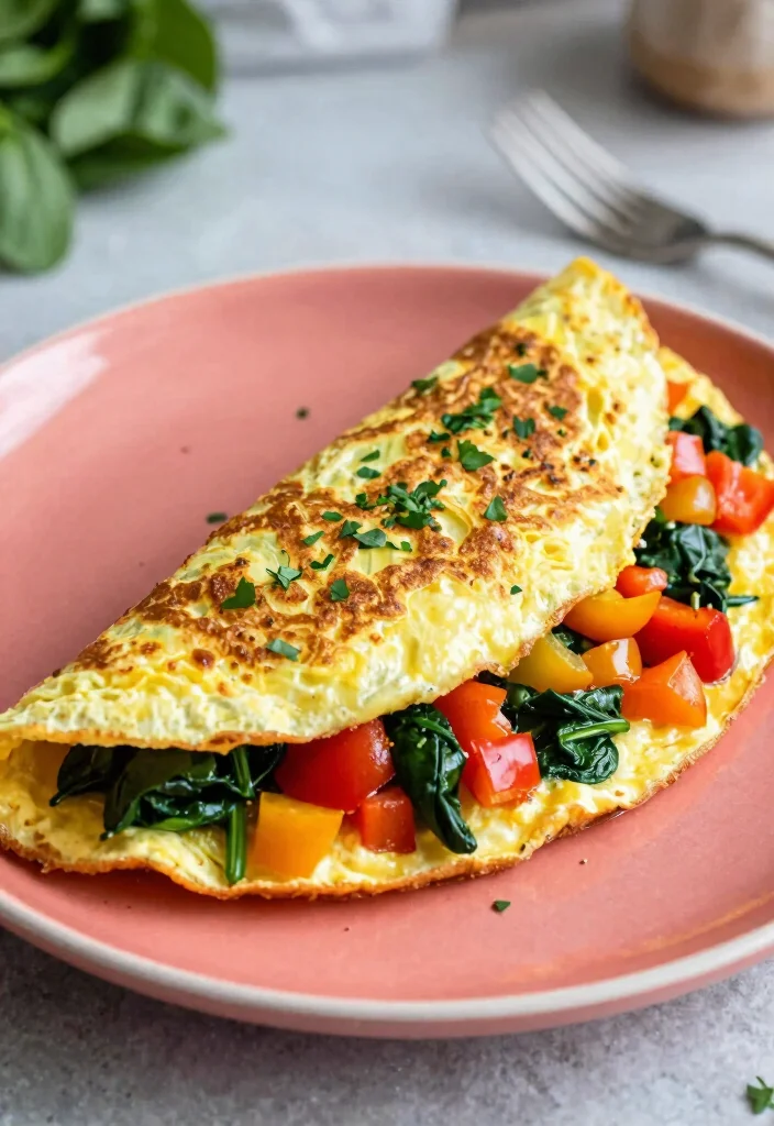 15 Dinner Recipes for One: Easy No Leftovers - 15. Veggie-Packed Omelette 1