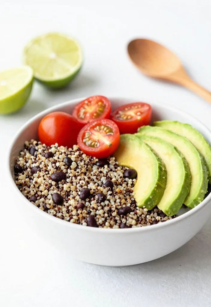 15 Dinner Recipes for One: Easy No Leftovers - 2. Quinoa and Black Bean Bowl 1