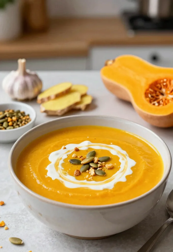 15 Frozen Butternut Squash Recipes: Fast & Easy Meals - 1. Creamy Butternut Squash Soup 1