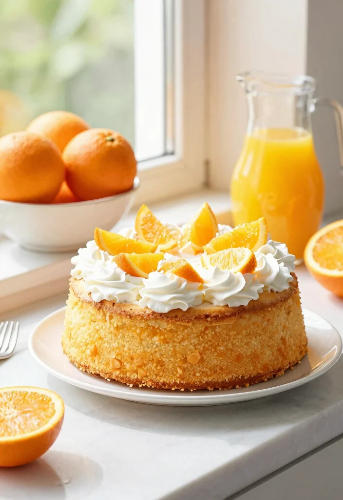 16 Angel Food Cake Recipes: Light, Fluffy Classics for Everyone 13 16 Angel Food Cake Recipes: Light, Fluffy Classics for Everyone - 12. Orange Creamsicle Angel Food Cake 1