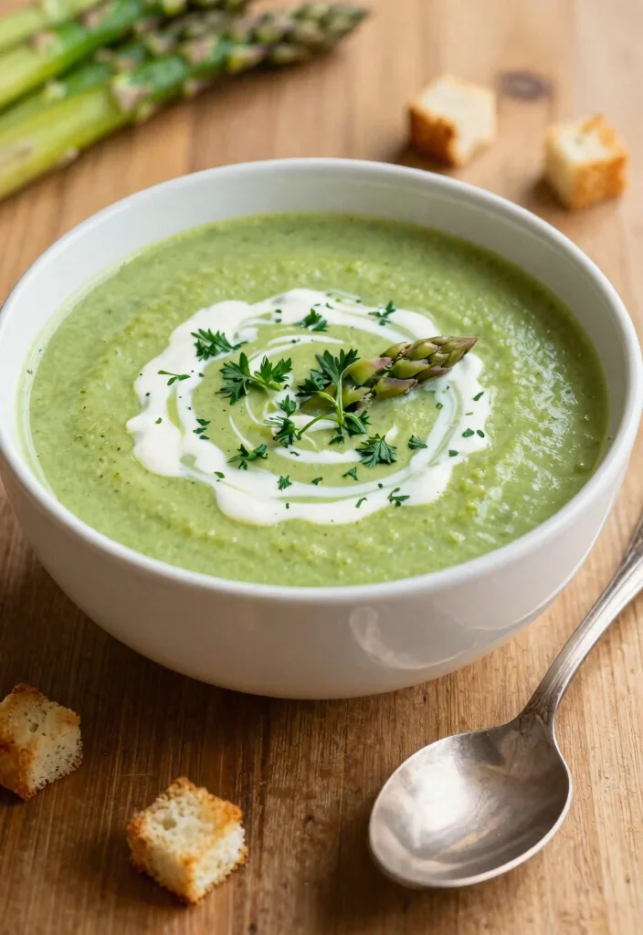 16 Asparagus Recipes Stove Top Quick and Flavorful - 10. Asparagus Soup 1