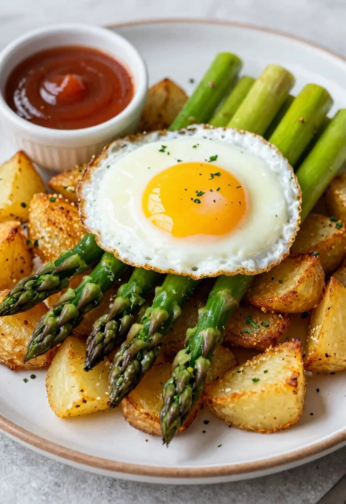 16 Asparagus Recipes Stove Top Quick and Flavorful - 15. Asparagus and Potato Hash 1