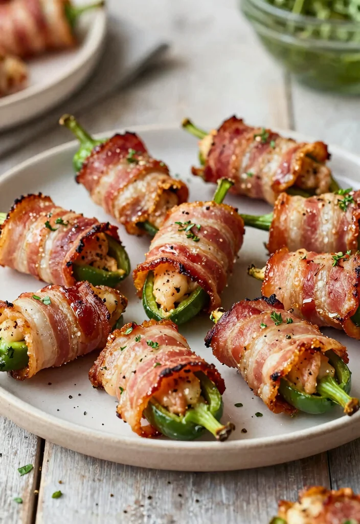 16 Bacon Recipes for Dinner: Crispy Savory Favorites - 14. Bacon-Wrapped Jalapeño Poppers 1
