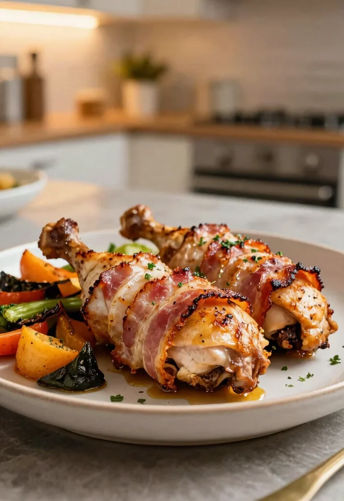 16 Bacon Recipes for Dinner: Crispy Savory Favorites - 7. Bacon-Wrapped Chicken 1