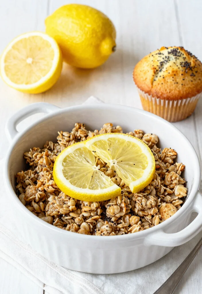 16 Baked Oatmeal Recipes: Healthy Make-Ahead Breakfasts - 13. Lemon Poppy Seed Baked Oatmeal 1