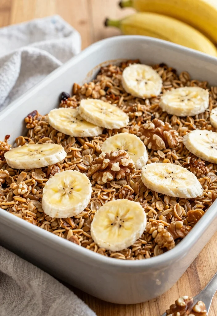 16 Baked Oatmeal Recipes: Healthy Make-Ahead Breakfasts - 2. Banana Nut Baked Oatmeal 1
