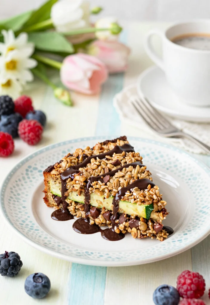 16 Baked Oatmeal Recipes: Healthy Make-Ahead Breakfasts - 8. Zucchini Chocolate Chip Baked Oatmeal 1