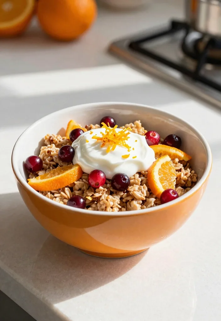 16 Baked Oatmeal Recipes: Healthy Make-Ahead Breakfasts - 9. Cranberry Orange Baked Oatmeal 1