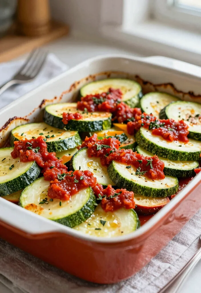 16 Baked Squash and Zucchini Recipes: Easy Veggie Dishes - 14. Baked Ratatouille Zucchini Slices 1