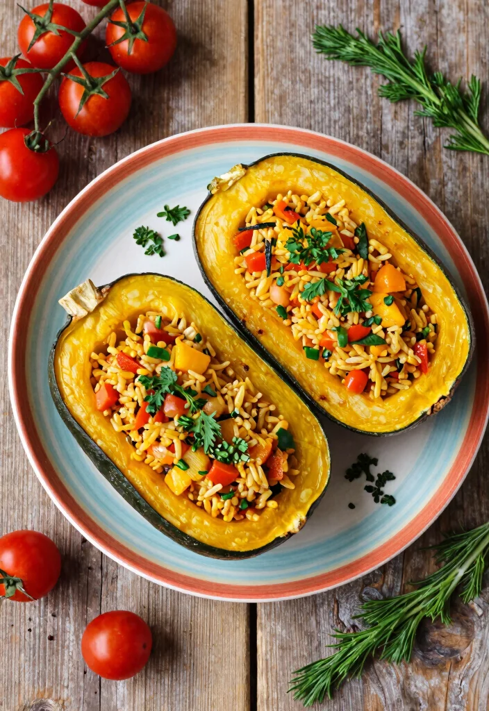 16 Baked Squash and Zucchini Recipes: Easy Veggie Dishes - 2. Baked Stuffed Summer Squash 1