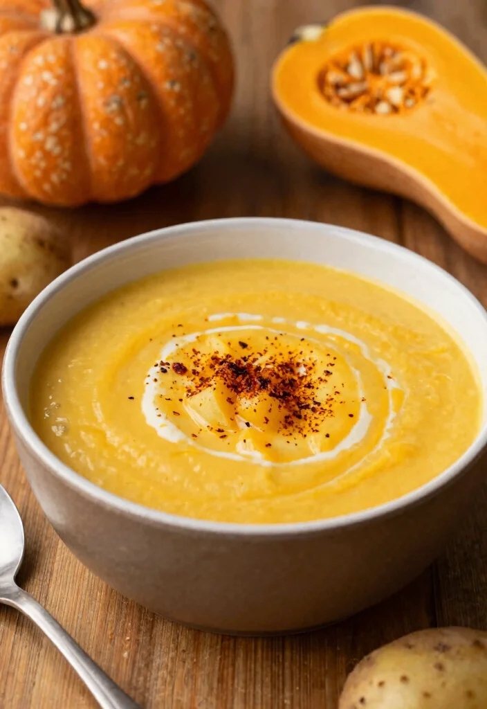 16 Butternut Squash Recipes Soup: Cozy Healthy Bowls - 13. Butternut Squash and Potato Soup 1