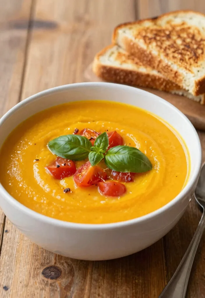 16 Butternut Squash Recipes Soup: Cozy Healthy Bowls - 14. Butternut Squash and Tomato Soup 1
