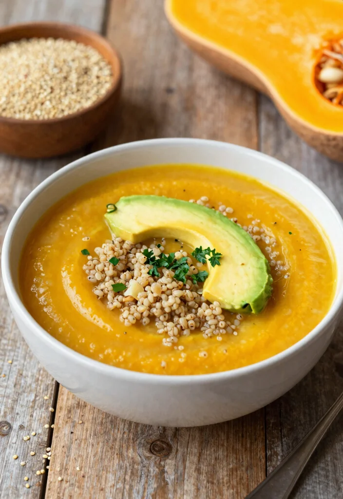 16 Butternut Squash Recipes Soup: Cozy Healthy Bowls - 15. Butternut Squash and Quinoa Soup 1