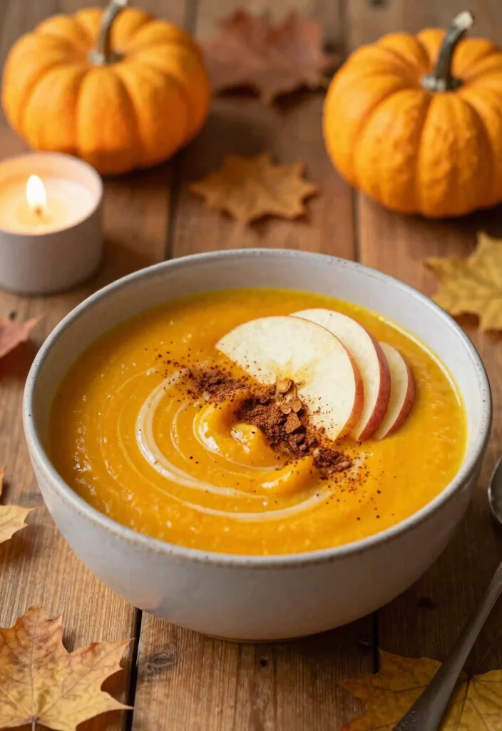 16 Butternut Squash Recipes Soup: Cozy Healthy Bowls - 3. Roasted Butternut Squash and Apple Soup 1