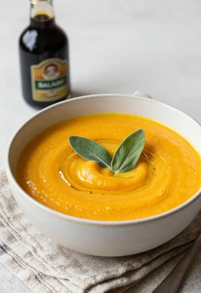 16 Butternut Squash Recipes Soup: Cozy Healthy Bowls - 6. Butternut Squash Soup with Sage 1