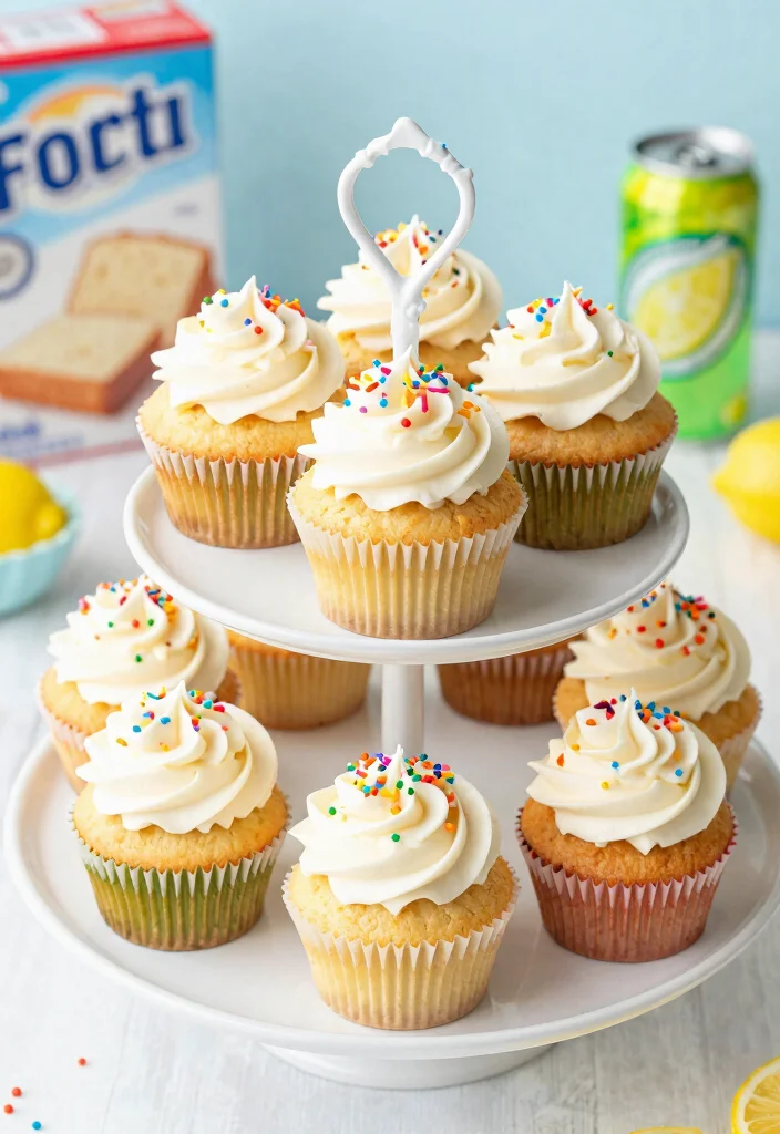 16 Cake Mix and Soda Recipes Simple Two Ingredient Magic 3 16 Cake Mix and Soda Recipes Simple Two Ingredient Magic - 2. Funfetti Soda Cupcakes 1