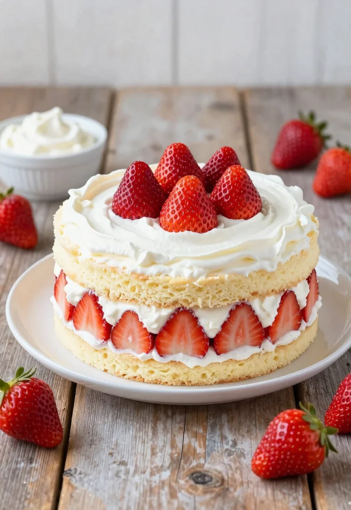 16 Cake Recipes Without Eggs: Easy Vegan-Friendly Treats - 13. Strawberry Shortcake 1