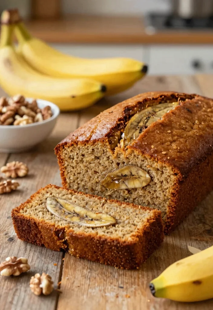 16 Cake Recipes Without Eggs: Easy Vegan-Friendly Treats - 3. Moist Banana Bread Cake 1