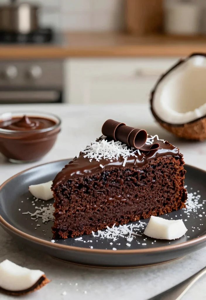 16 Cake Recipes Without Eggs: Easy Vegan-Friendly Treats - 6. Chocolate Coconut Cake 1