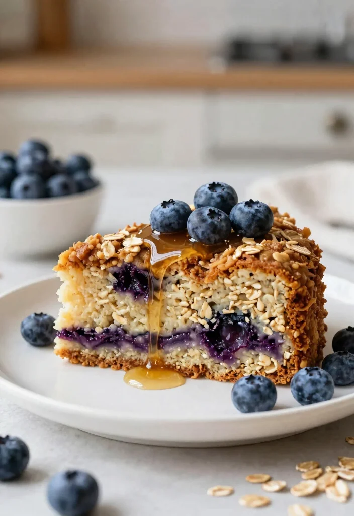 16 Cake Recipes Without Eggs: Easy Vegan-Friendly Treats - 8. Blueberry Oatmeal Cake 1