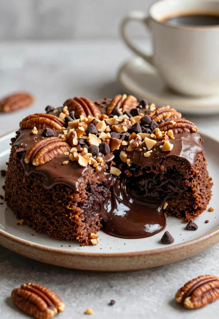 16 Chocolate Dump Cake Recipes: Gooey Easy Comfort - 16. Chocolate Pecan Dump Cake 1