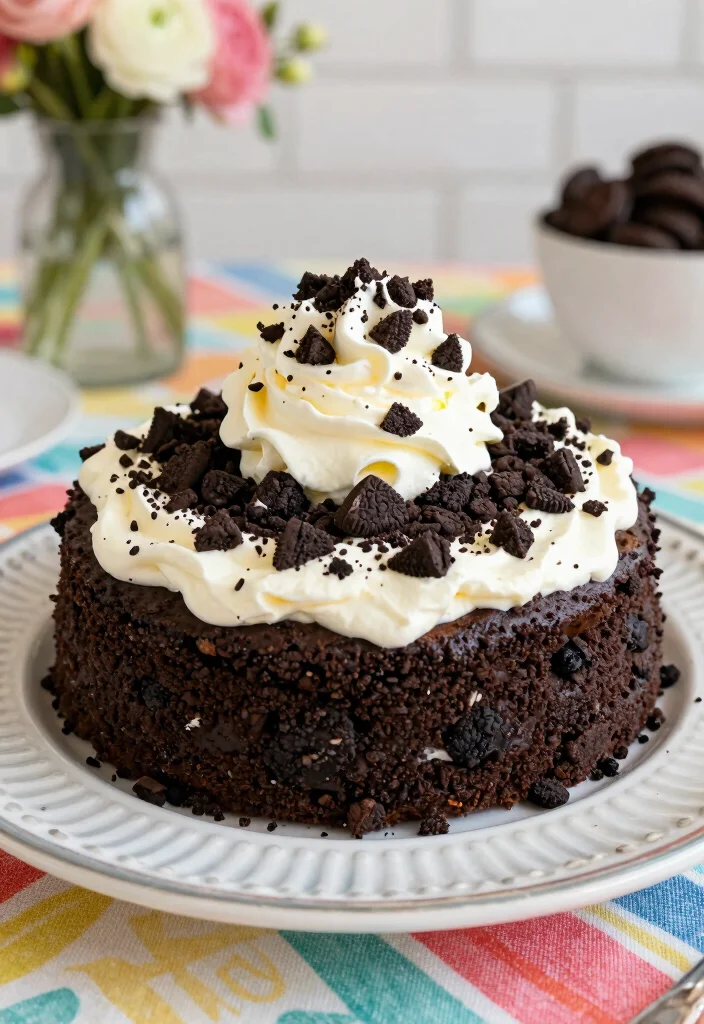 16 Chocolate Dump Cake Recipes: Gooey Easy Comfort - 5. Cookies and Cream Dump Cake 1