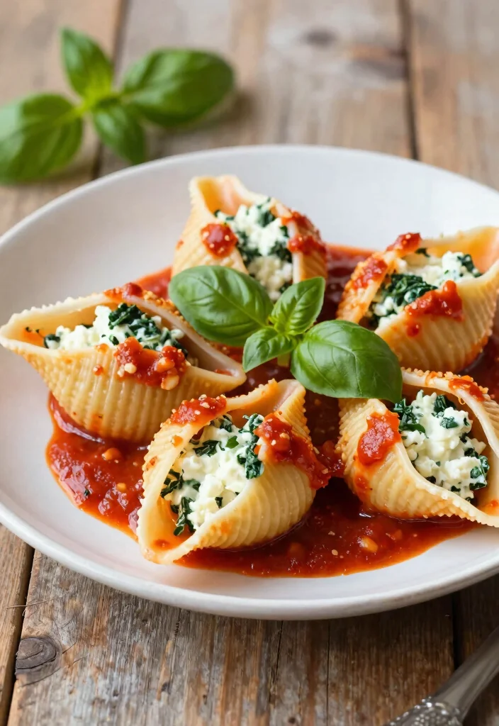 16 Cottage Cheese Dinner Recipes High Protein Comfort - 1. Cheesy Cottage Cheese and Spinach Stuffed Shells 1